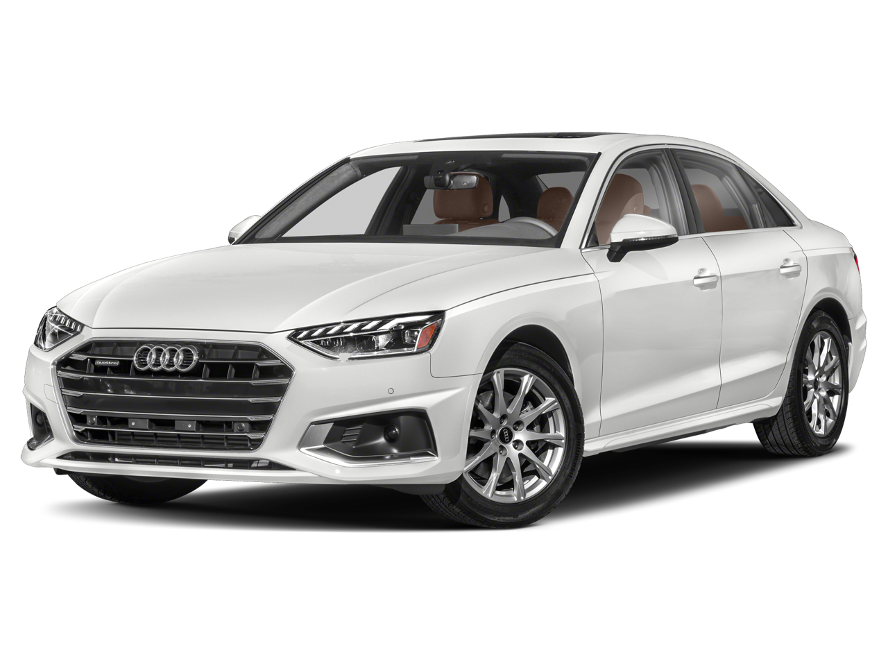 2024 Audi A4 45 S line Premium Plus quattro in Black — front three-quarter view