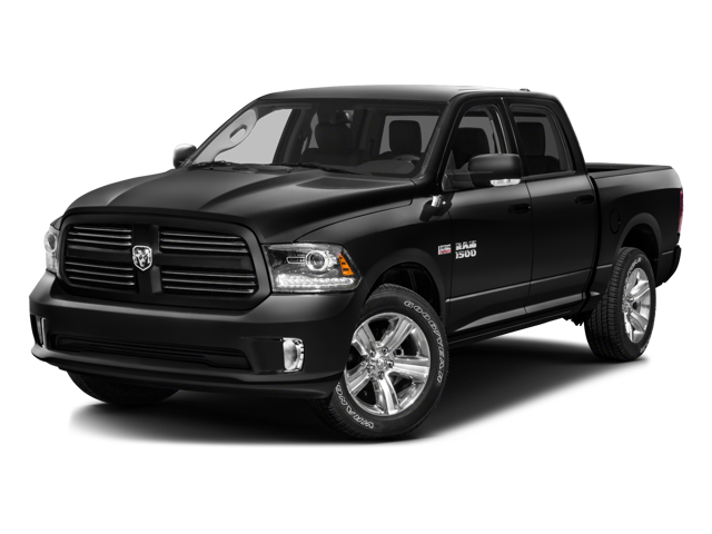 2016 RAM 1500 Lone Star in Gray — front three-quarter view
