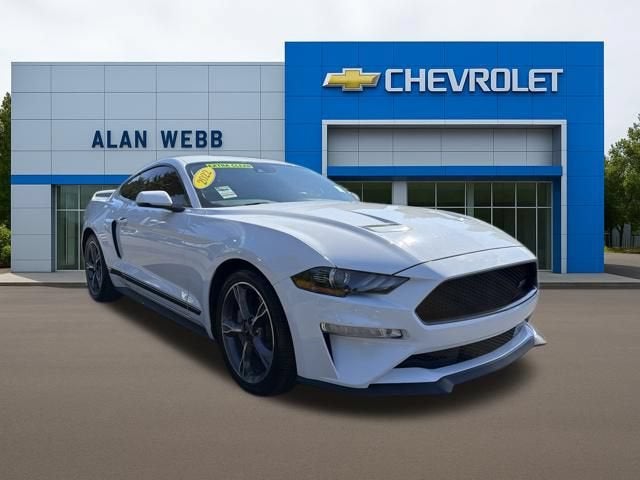 2022 Ford Mustang GT Premium Fastback in White — front three-quarter view