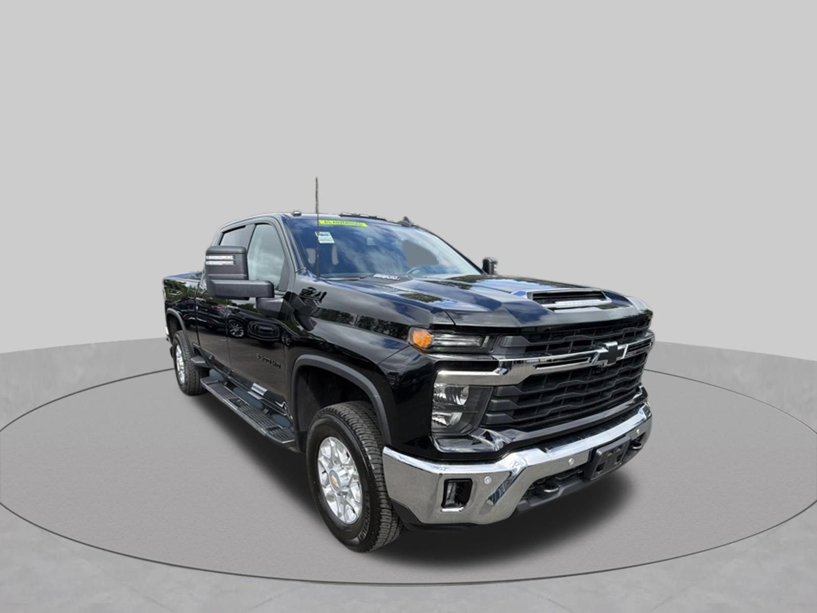 2025 Chevrolet Silverado 3500 HD LT in Black — front three-quarter view