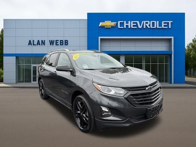 2021 Chevrolet Equinox LT in Nightfall Gray Metallic — front three-quarter view