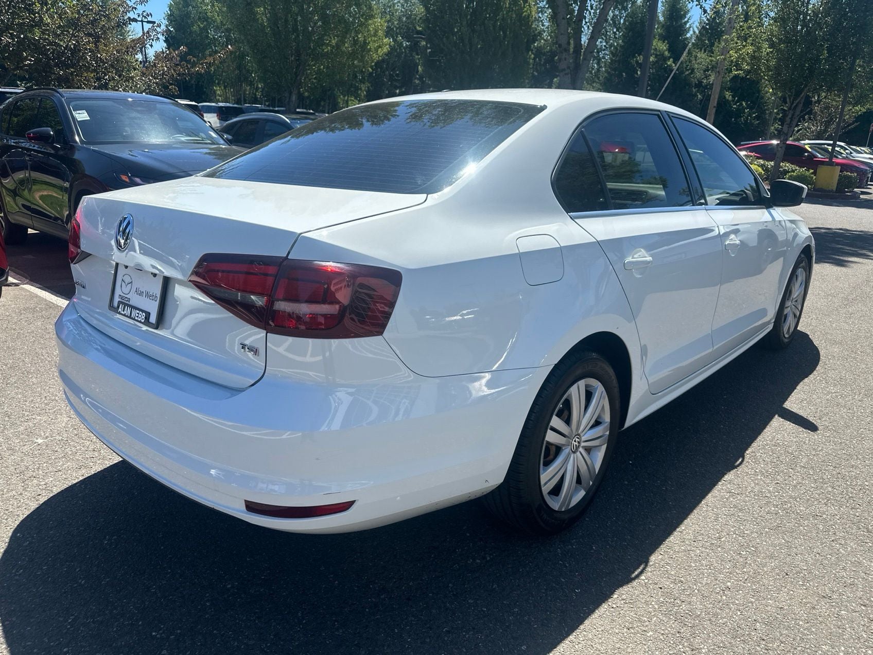 2017 Volkswagen Jetta — rear three-quarter view