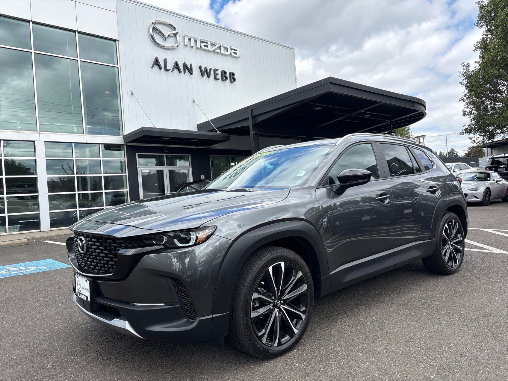 2023 Mazda Mazda CX-50 2.5 Turbo in Machine Gray Metallic — front three-quarter view