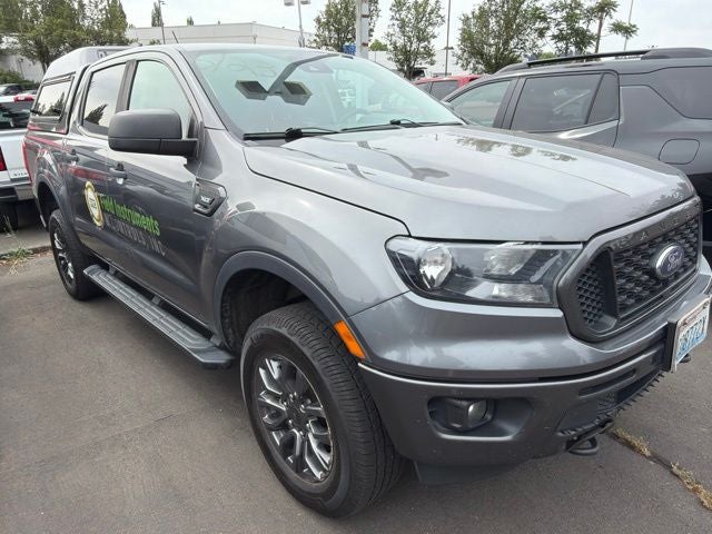 2021 Ford Ranger XLT in Gray Metallic — front three-quarter view