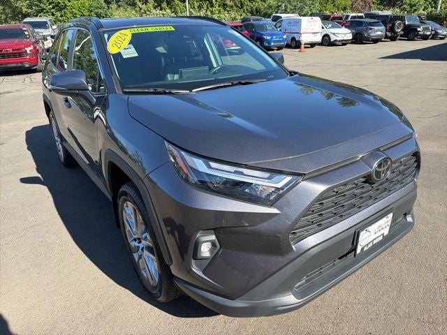 2024 Toyota RAV4 XLE Premium in Magnetic Gray Metallic — front three-quarter view