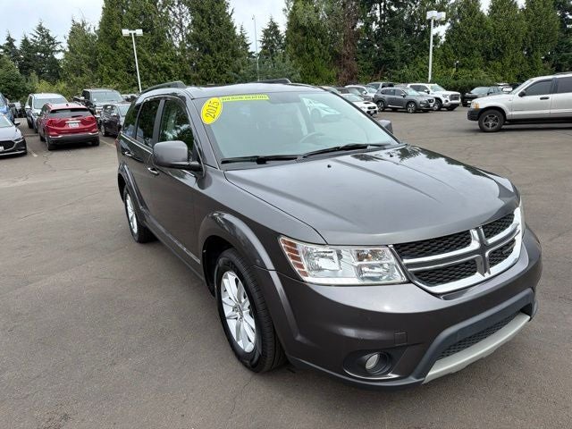 2015 Dodge Journey SXT in Granite Crystal Metallic Clearcoat — front three-quarter view