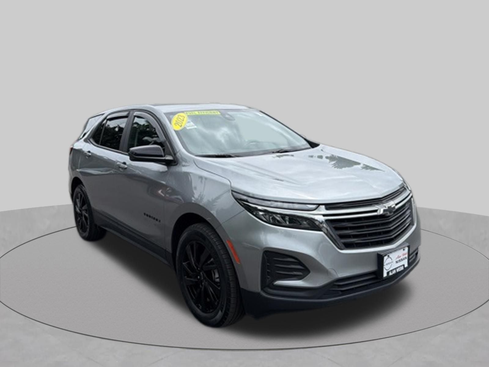 2023 Chevrolet Equinox LS in Sterling Gray Metallic — front three-quarter view