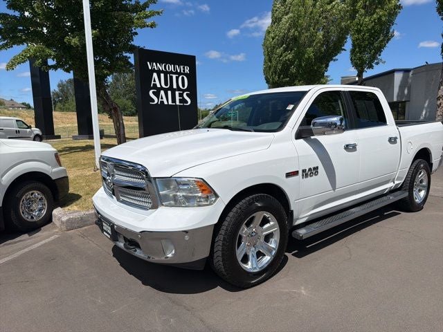 2017 RAM 1500 Lone Star Silver in Bright White Clearcoat — front three-quarter view