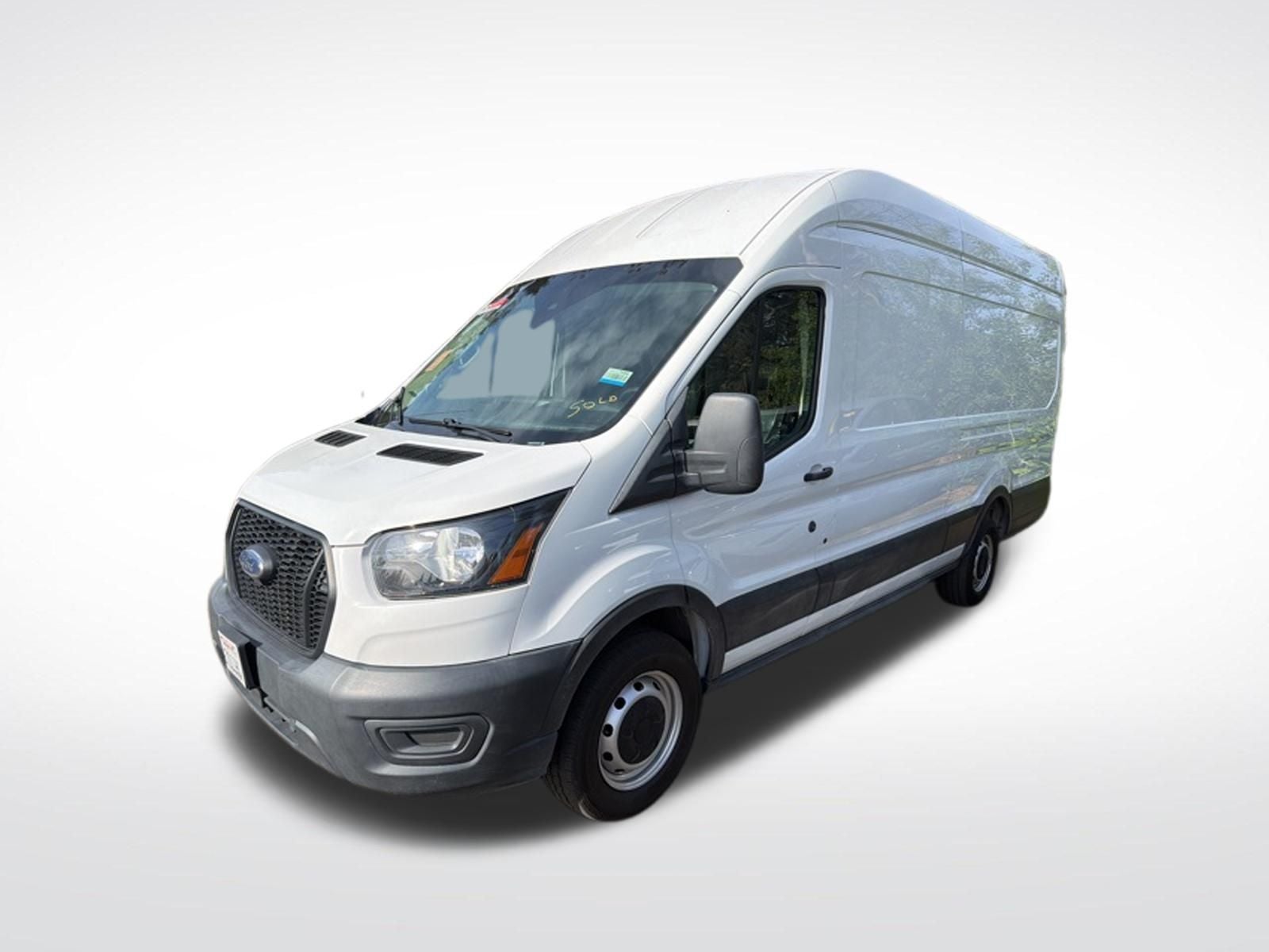 2023 Ford Transit-250 Base in Oxford White — front three-quarter view